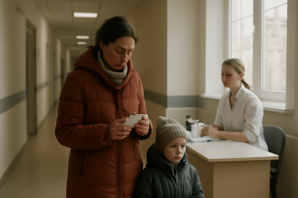 Ілюстрація безоплатного лікування дітей у дитячій лікарні